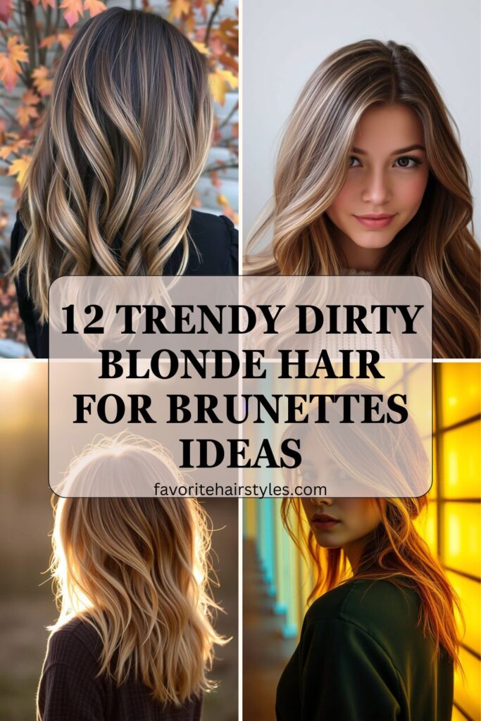 Dirty Blonde Hair​ For Brunettes Ideas