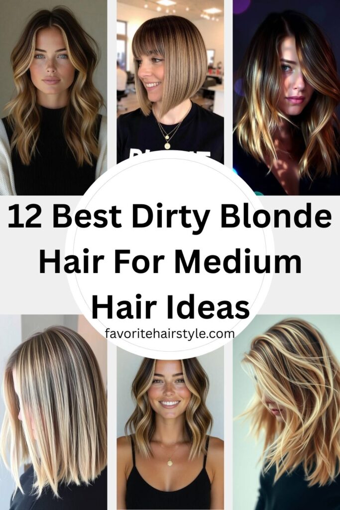 Dirty Blonde Hair​ For Medium Hair Ideas