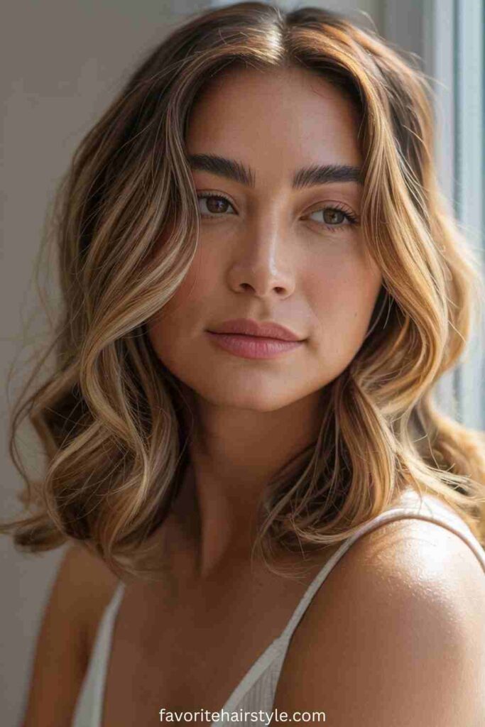 Dirty Blonde with Platinum Highlights