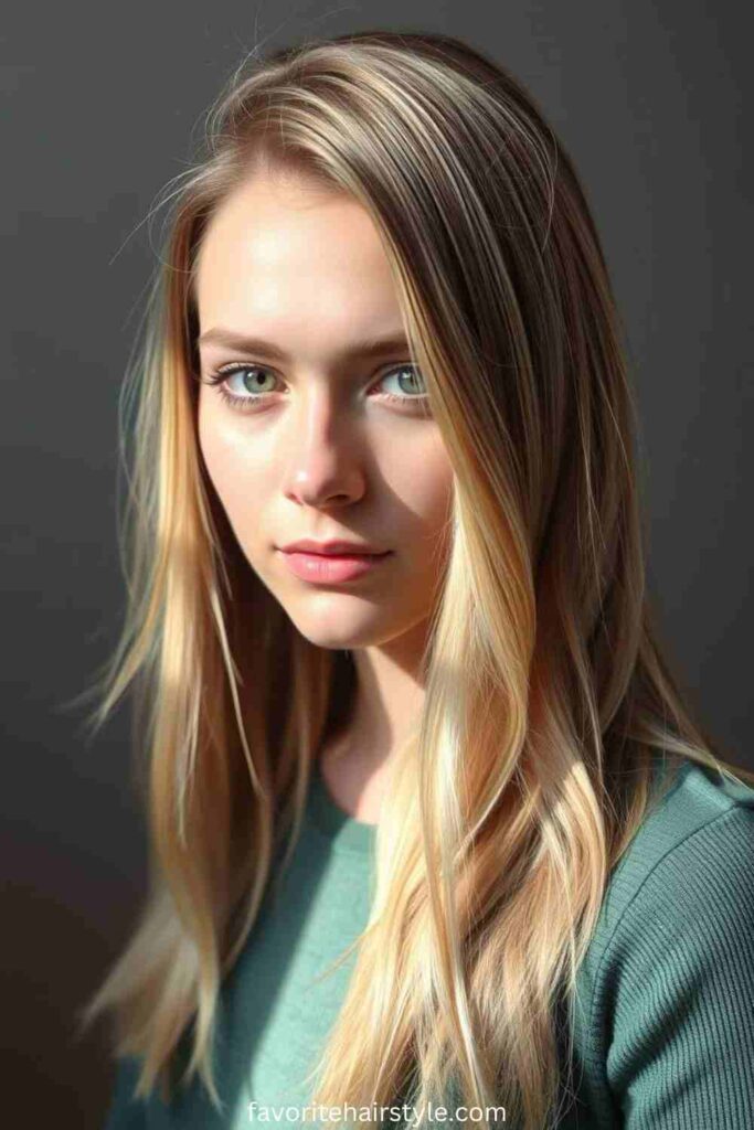 Face-Framing Blonde Balayage