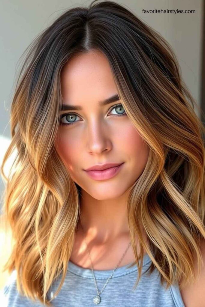 Face-Framing Caramel Balayage