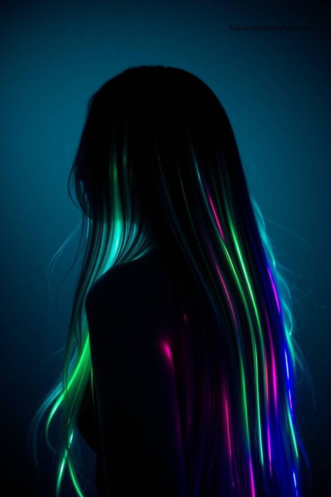 Fiber Optic Light-Up Hair