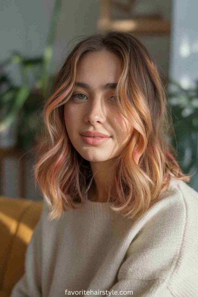 Ginger Red Shag Cut