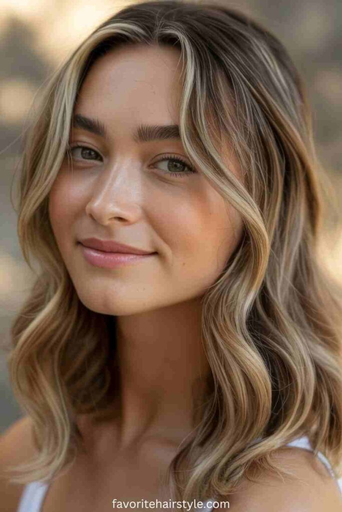 Golden Blonde Highlights