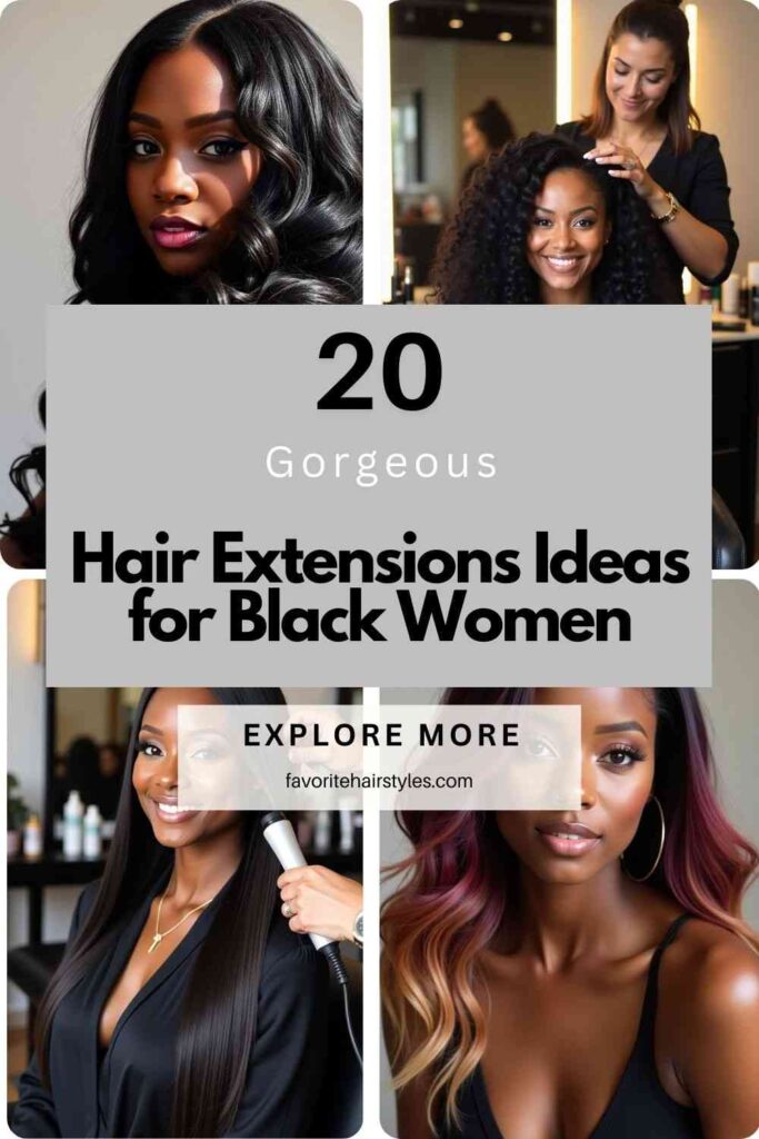 Hair Extensions Ideas for Black Women