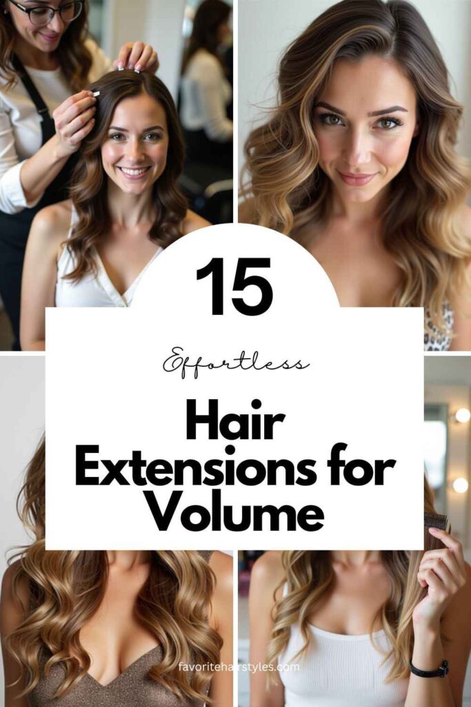 Hair Extensions for Volume