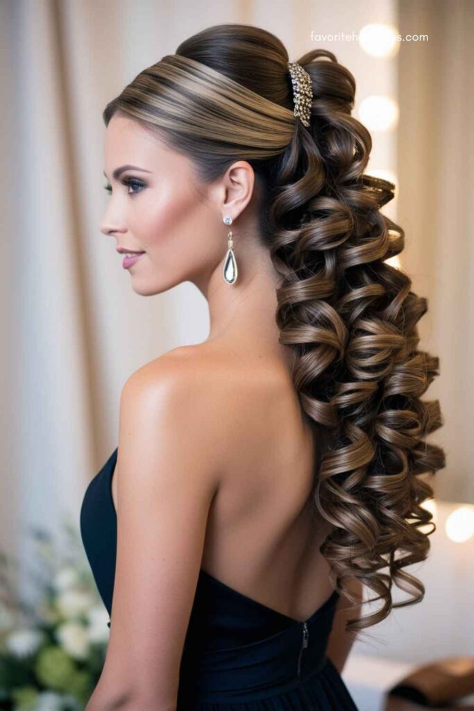 Half-Up, Half-Down Style