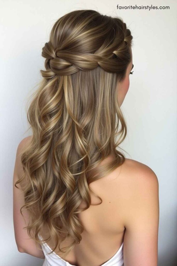 Half-Up, Half-Down Style