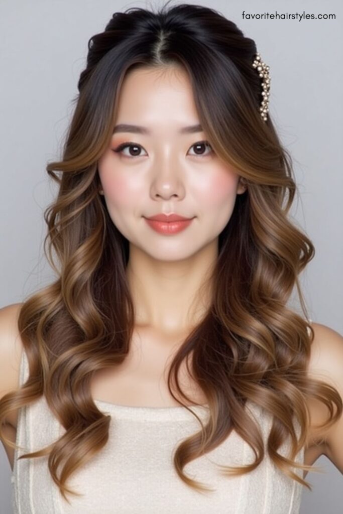 Half-Up, Half-Down Style