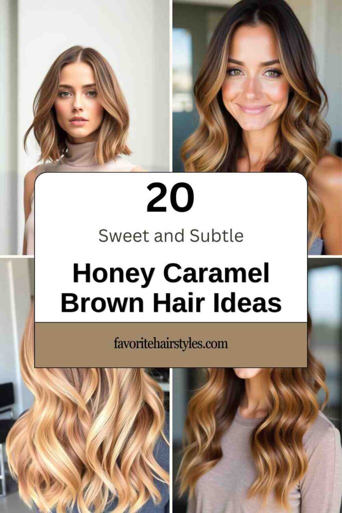 Honey Caramel Brown Hair