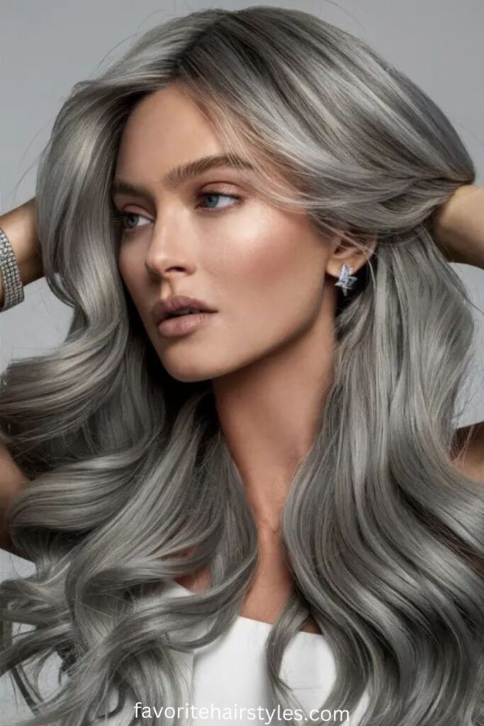 Icy Platinum to Ash Blonde Blend