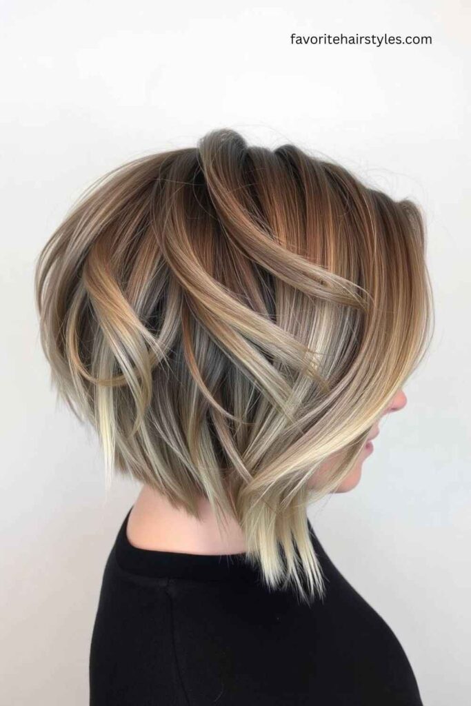 Layered Ash Brown Crop