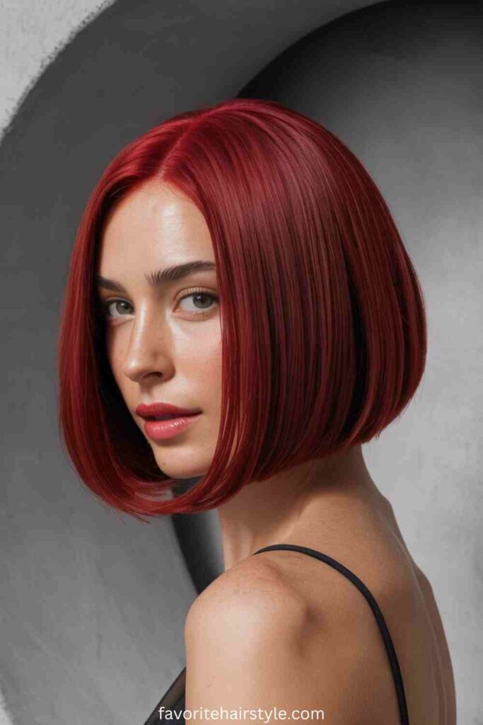 Layered Red Weave