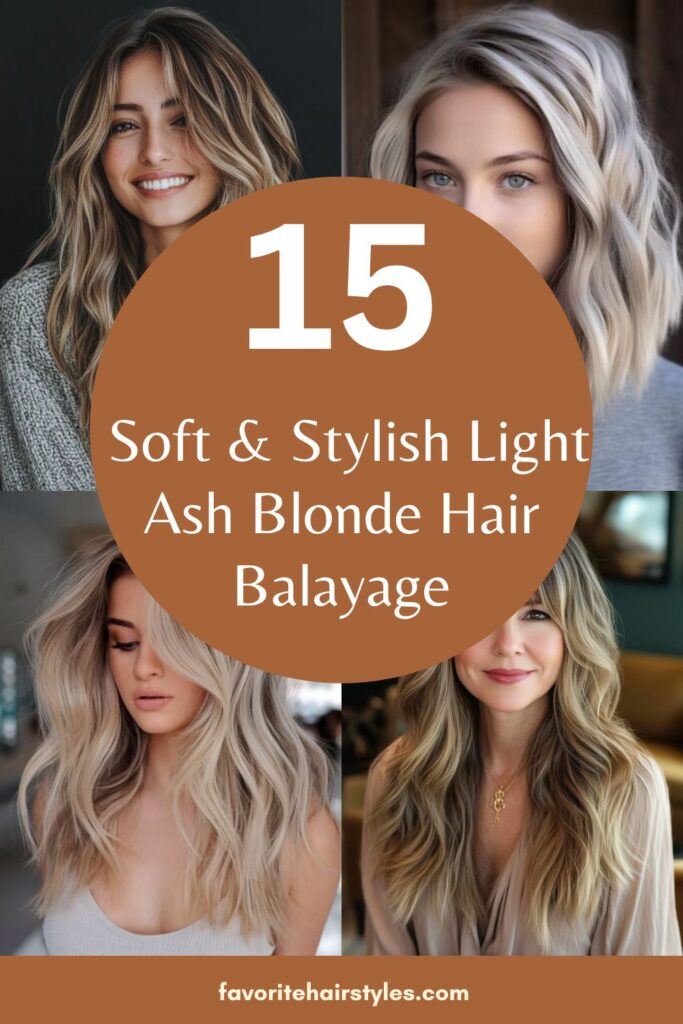 Light Ash Blonde Hair Balayage