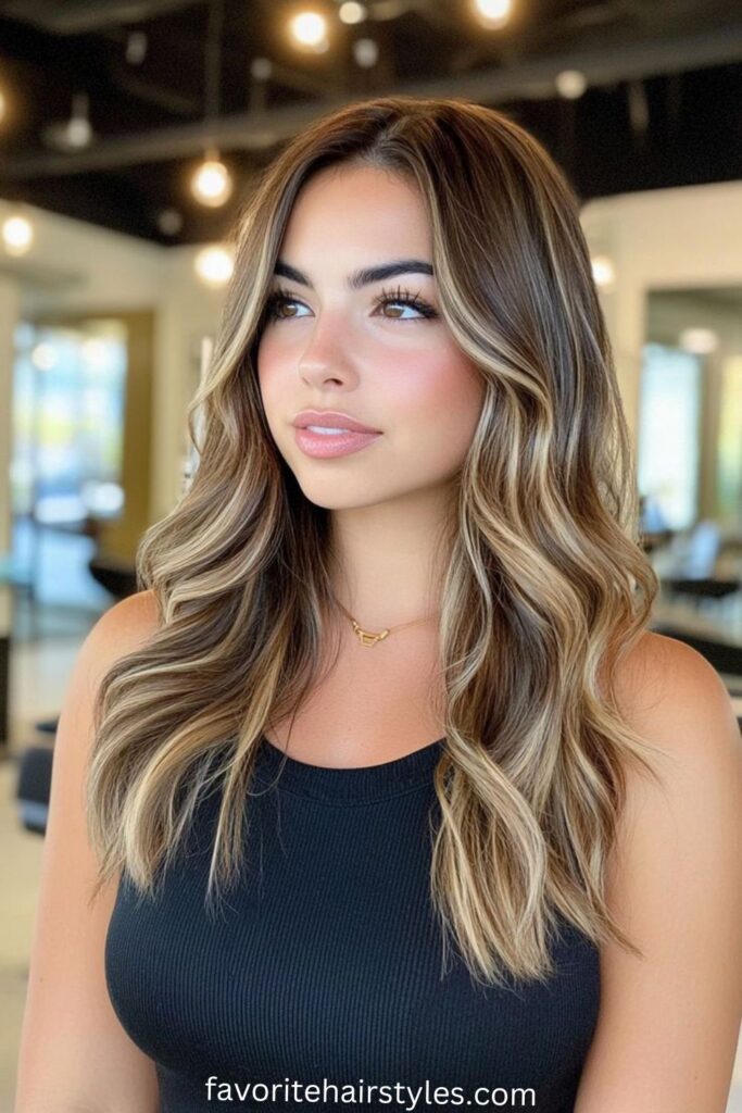 Light Brown Balayage Highlights