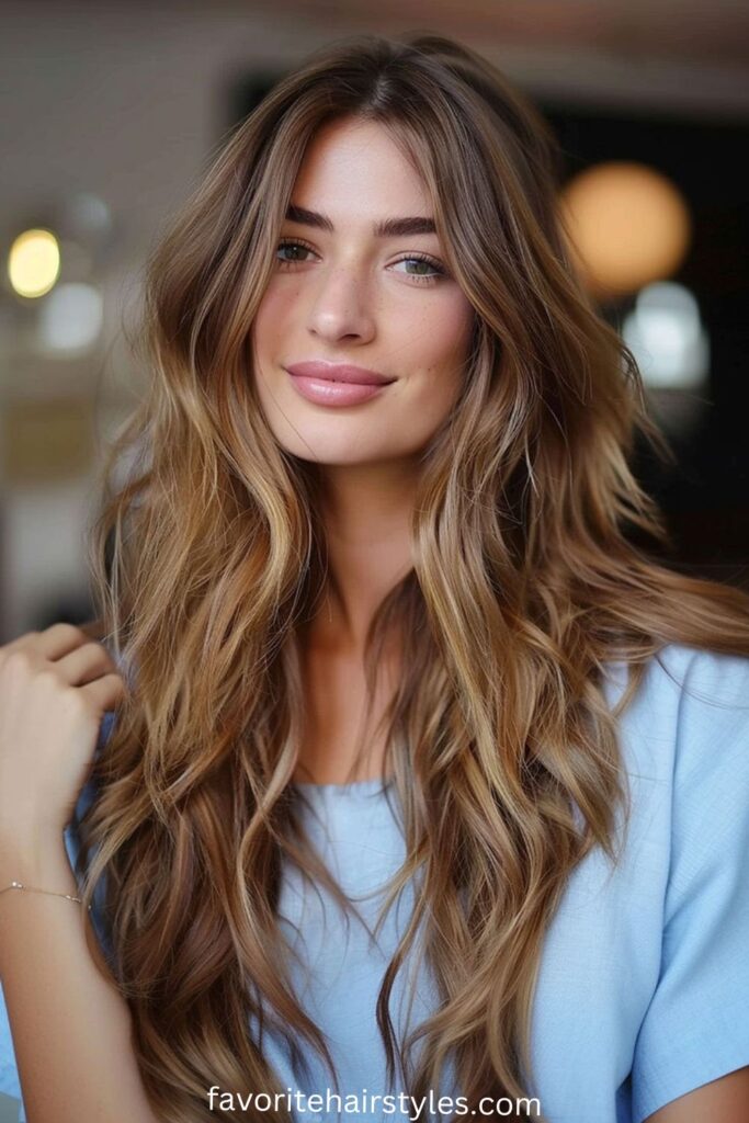 Light Brown Hair in a Shag Cut