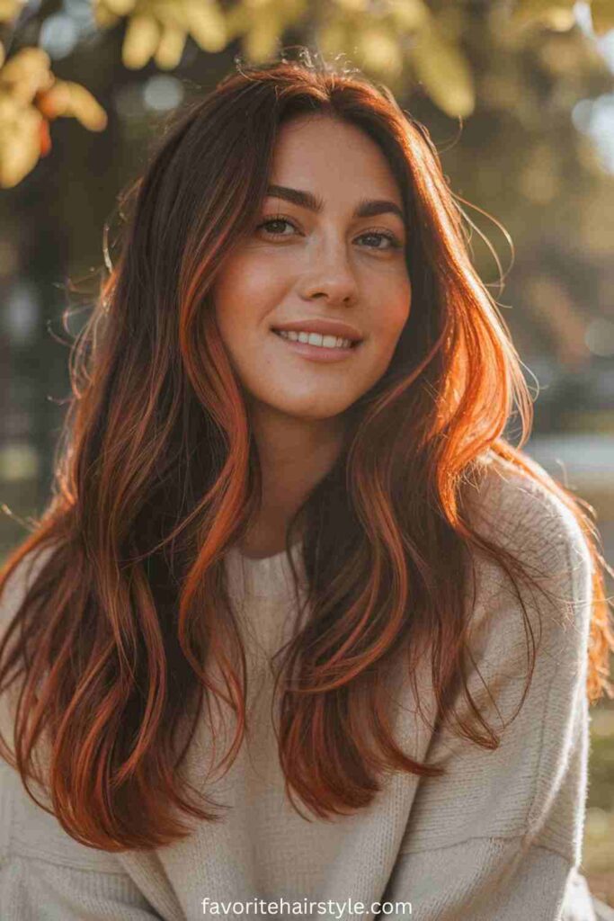 Light Brown Highlights for a Natural Blend