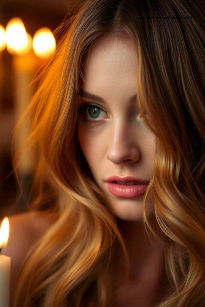 Light Brown with Subtle Red Undertones
