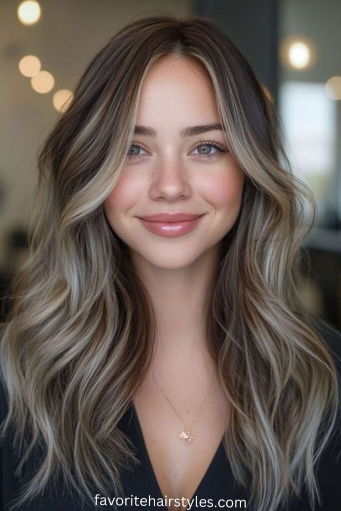 Lived-In Ash Brown Balayage Blend