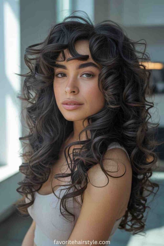 Long Curls with Highlights
