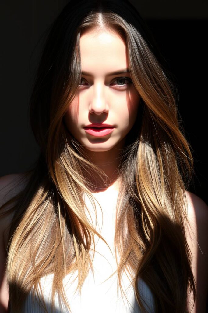 Long Layers with Subtle Balayage