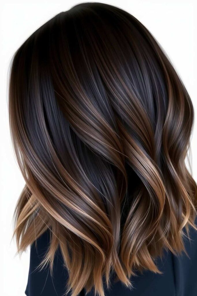 Low-Maintenance Ash Brown Balayage