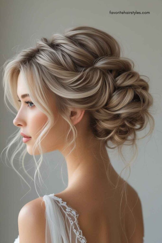 Messy Bun with Volume