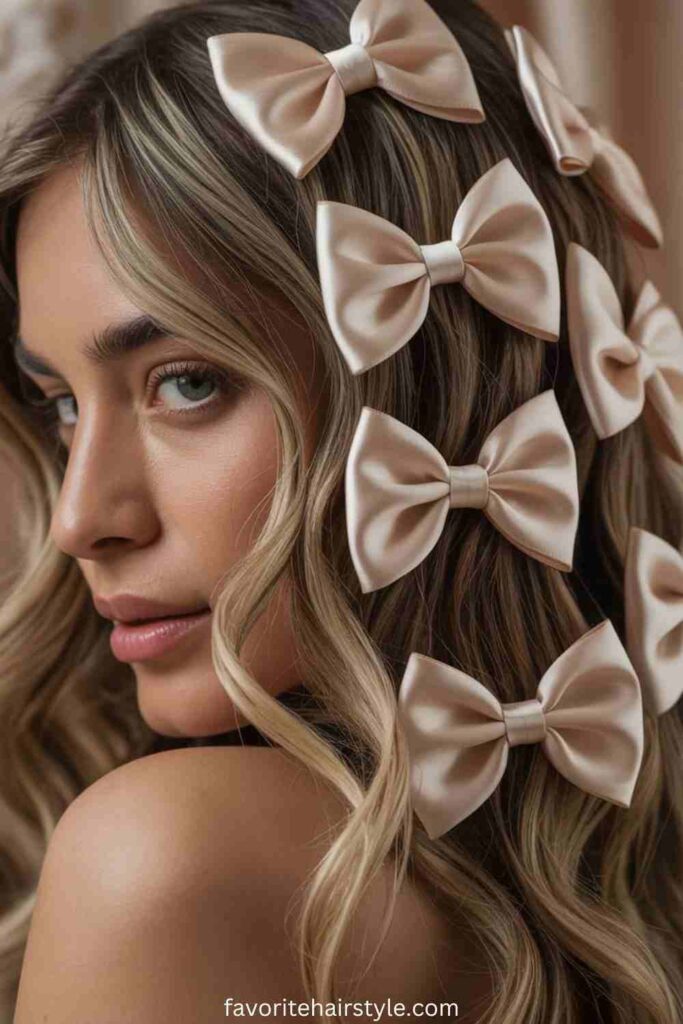 Metallic Bows for a Glamorous Touch