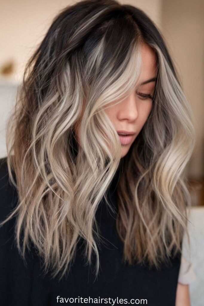 Multi-Tonal Ash Blonde Balayage