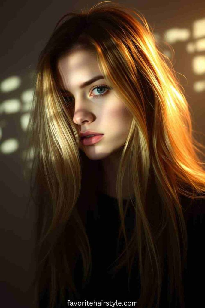 Natural Ashy Lowlights for a Cool Tone