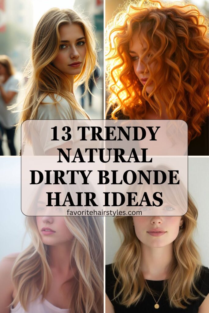 Natural Dirty Blonde Hair Ideas