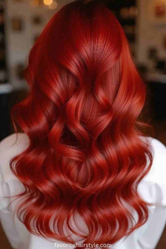 Ombre Red Curls