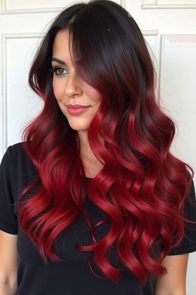 Peekaboo Red Highlights