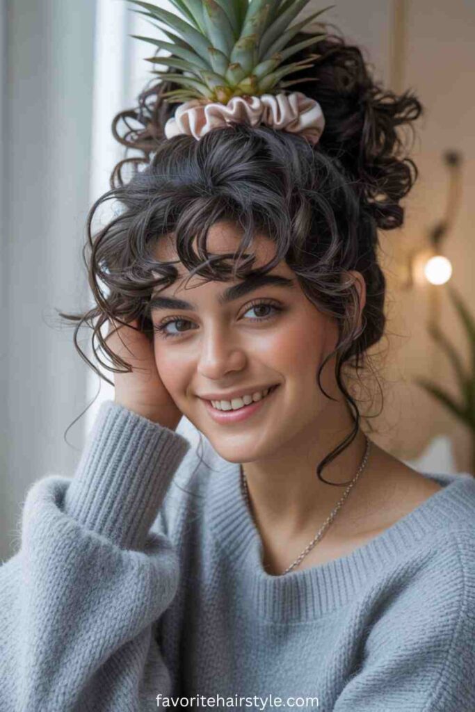 Pineapple Updo