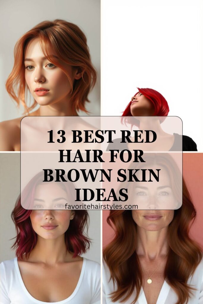 Red Hair For Brown Skin Ideas