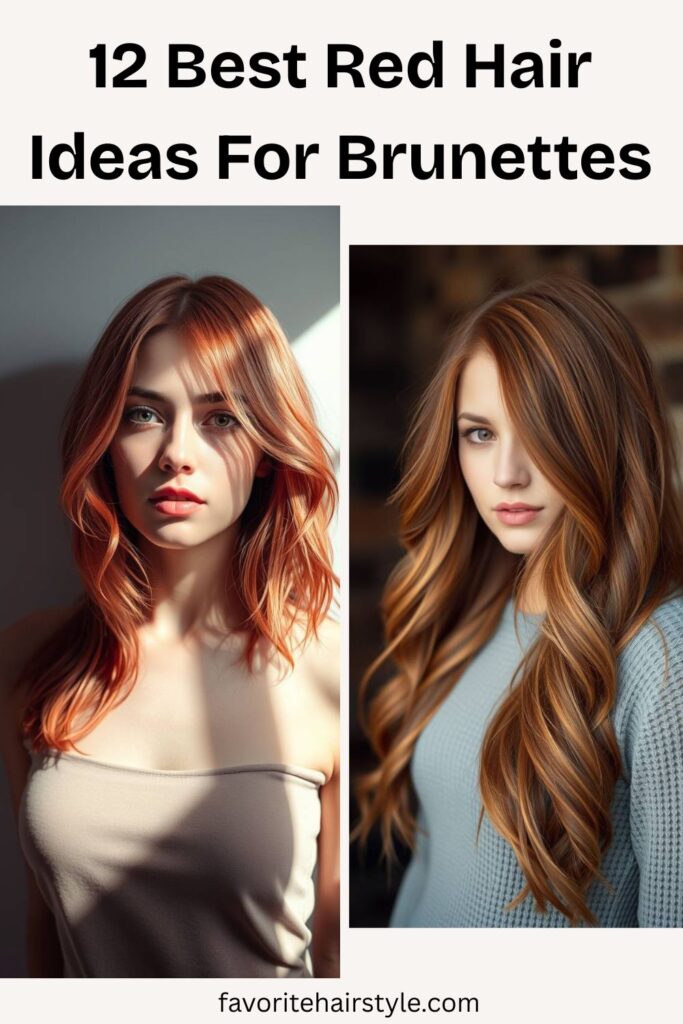 Red Hair Ideas For Brunettes