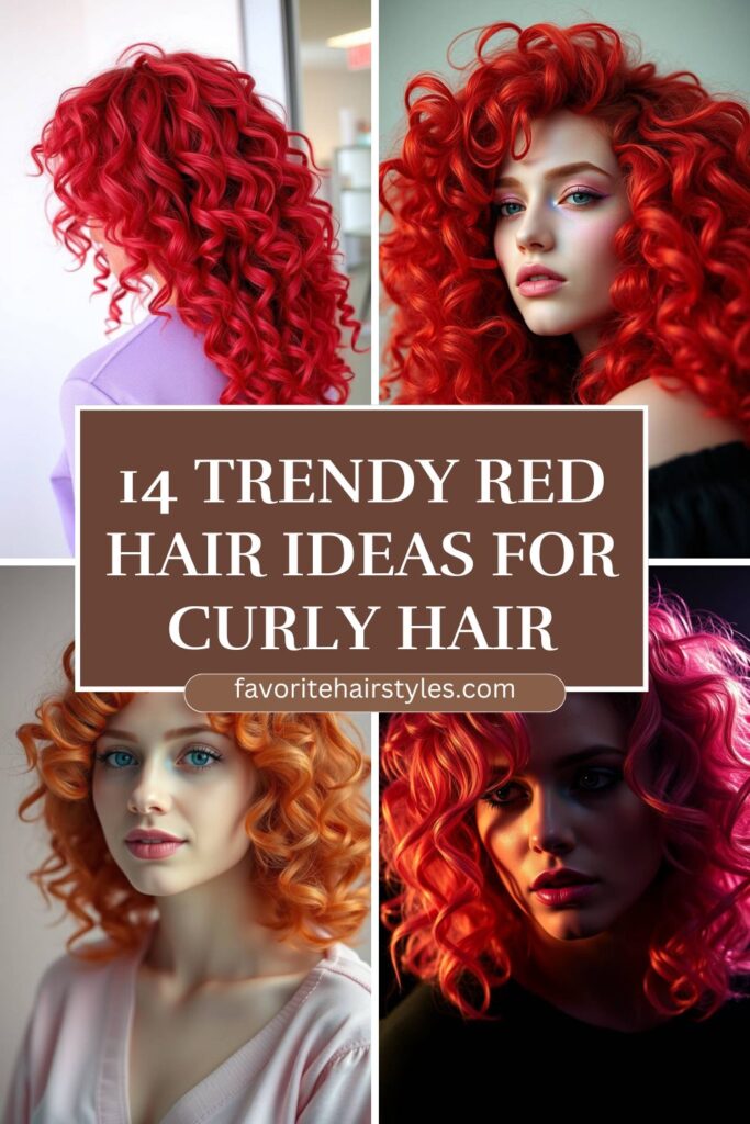 Red Hair​ Ideas For Curly Hair