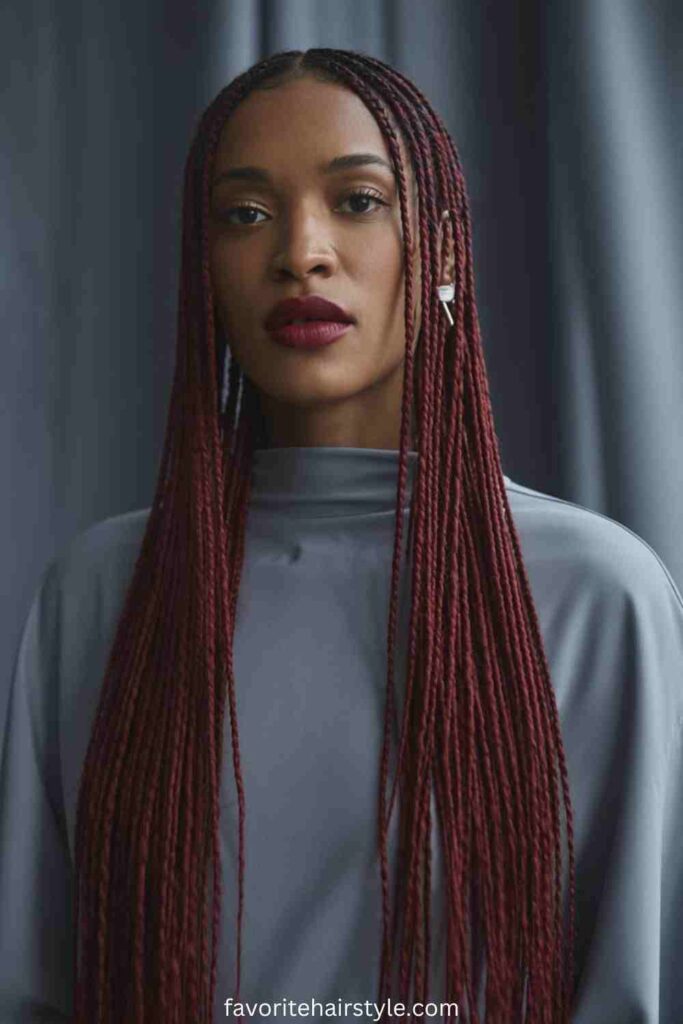 Red Pixie Cut Weave