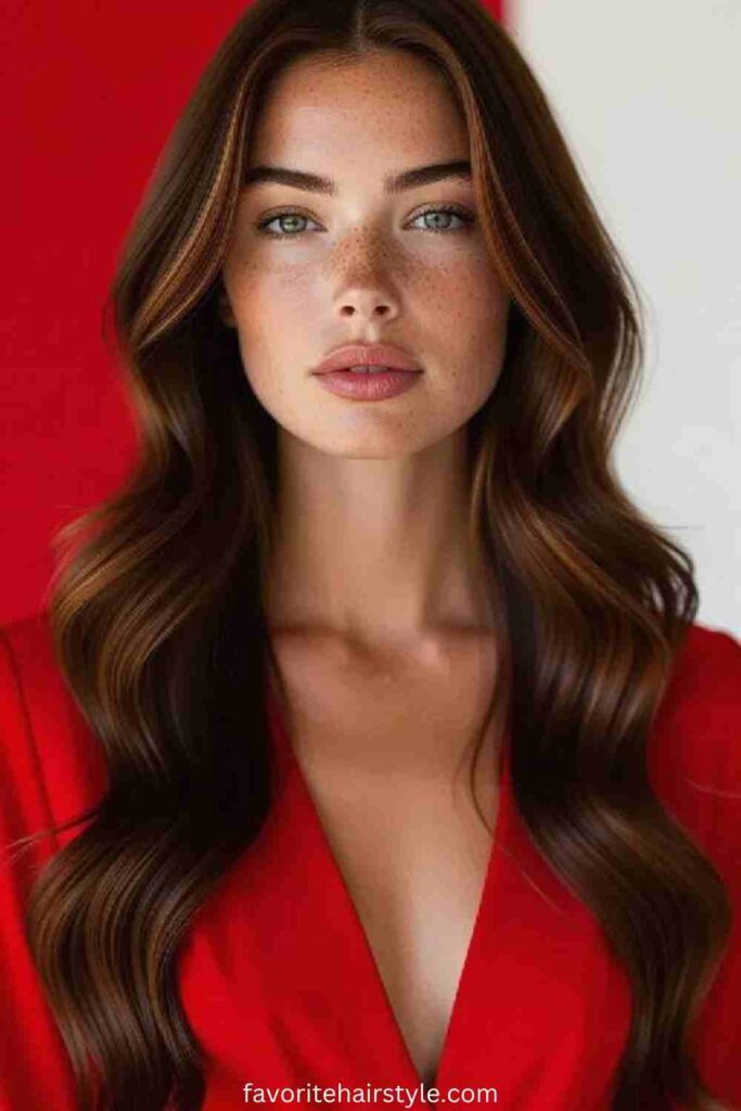 Red with Copper Highlights