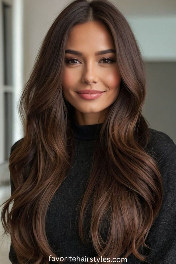  Rich Chocolate Brown with Subtle Highlights
