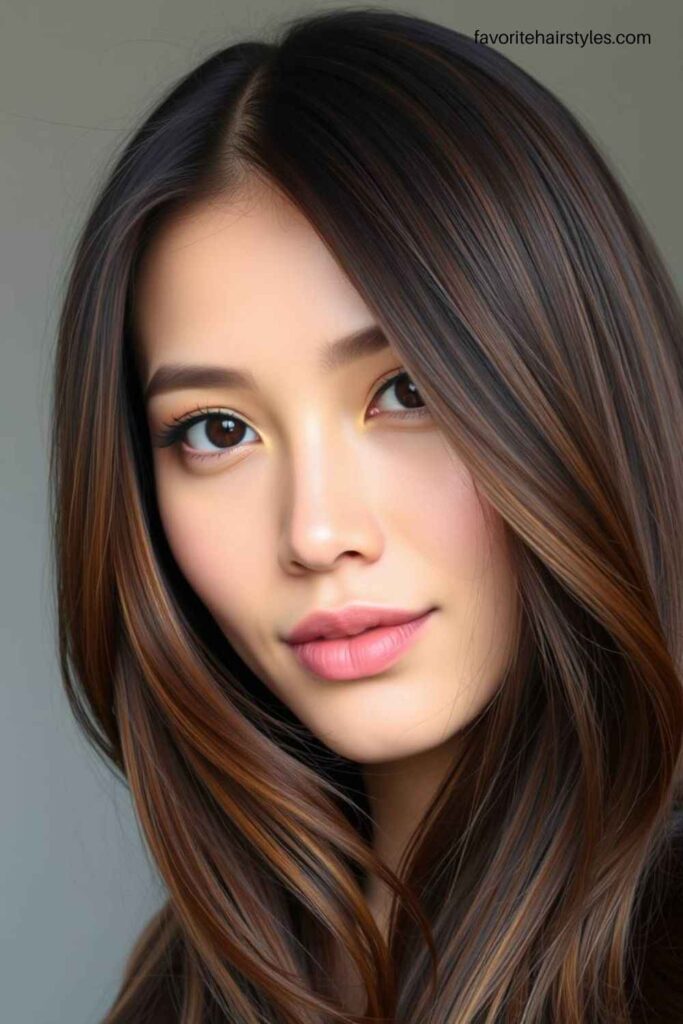 Rich Chocolate Caramel Brown Hair