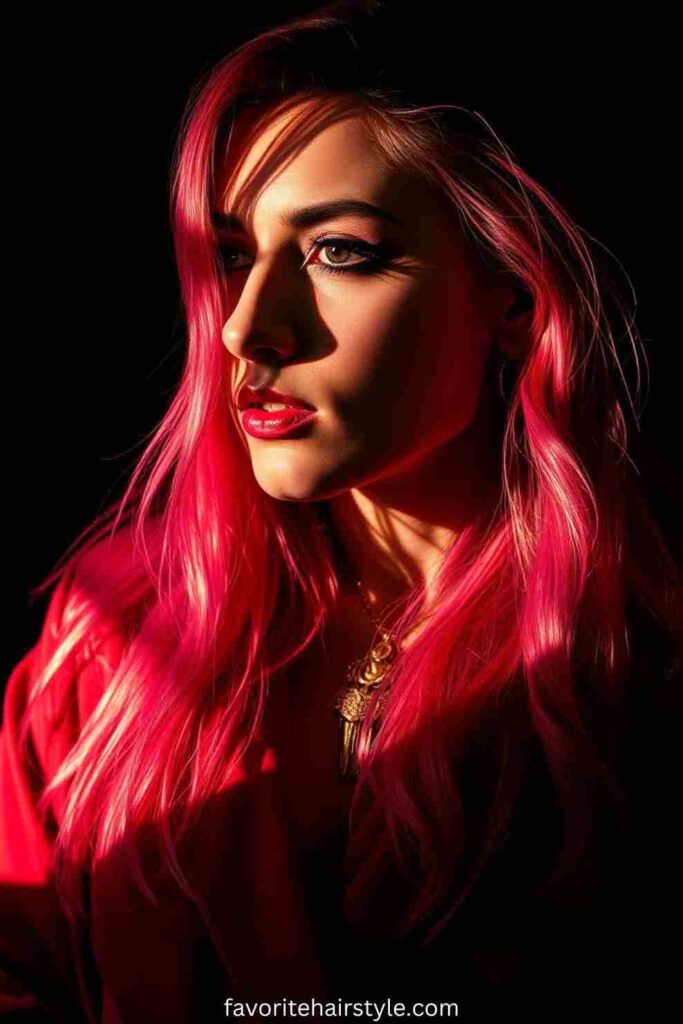 Rose Gold Red