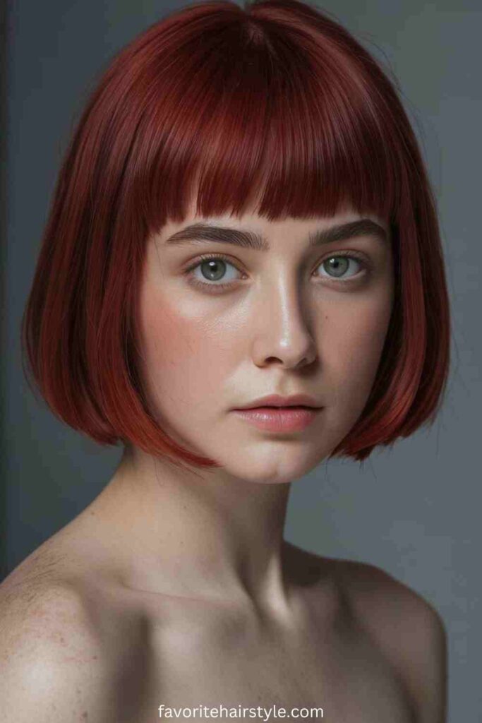Rose Gold Short Hair