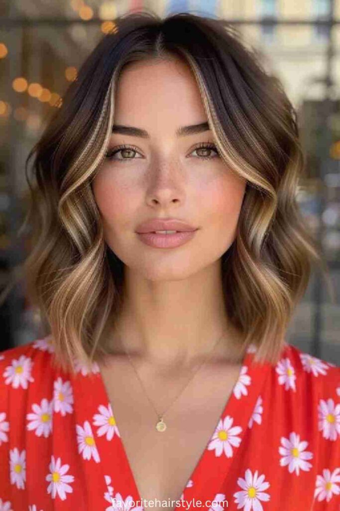 Shaggy Bob with Dirty Blonde Highlights