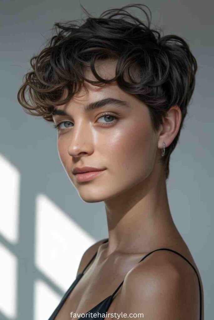 Short Curly Afro