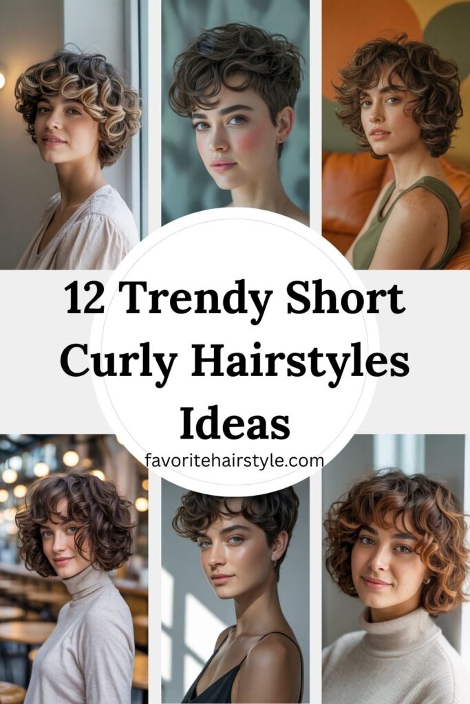 Short Curly Hairstyles Ideas