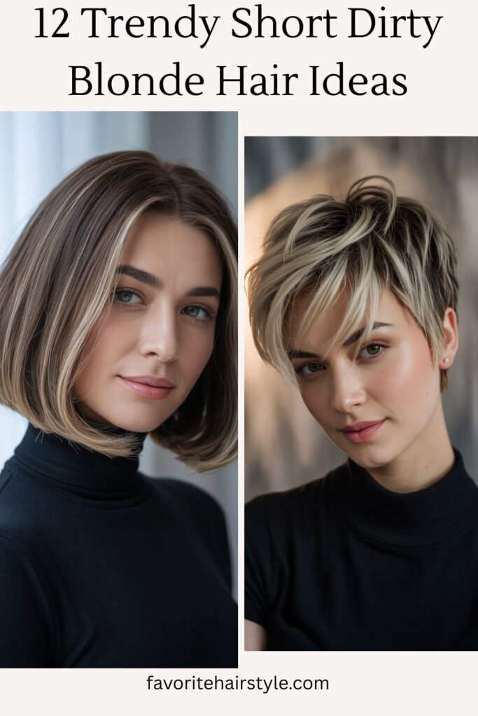 Short Dirty Blonde Hair Ideas