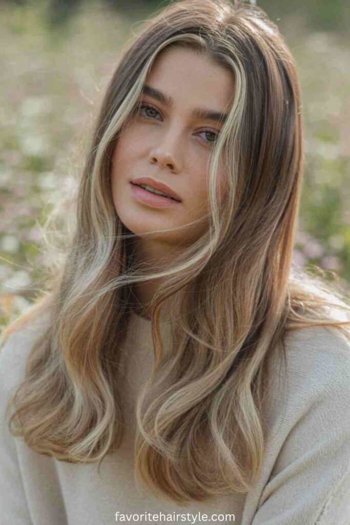 Sleek and Straight Dirty Blonde Hair