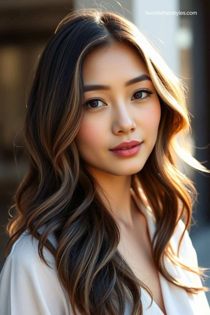 Smoky Ash Brown Balayage