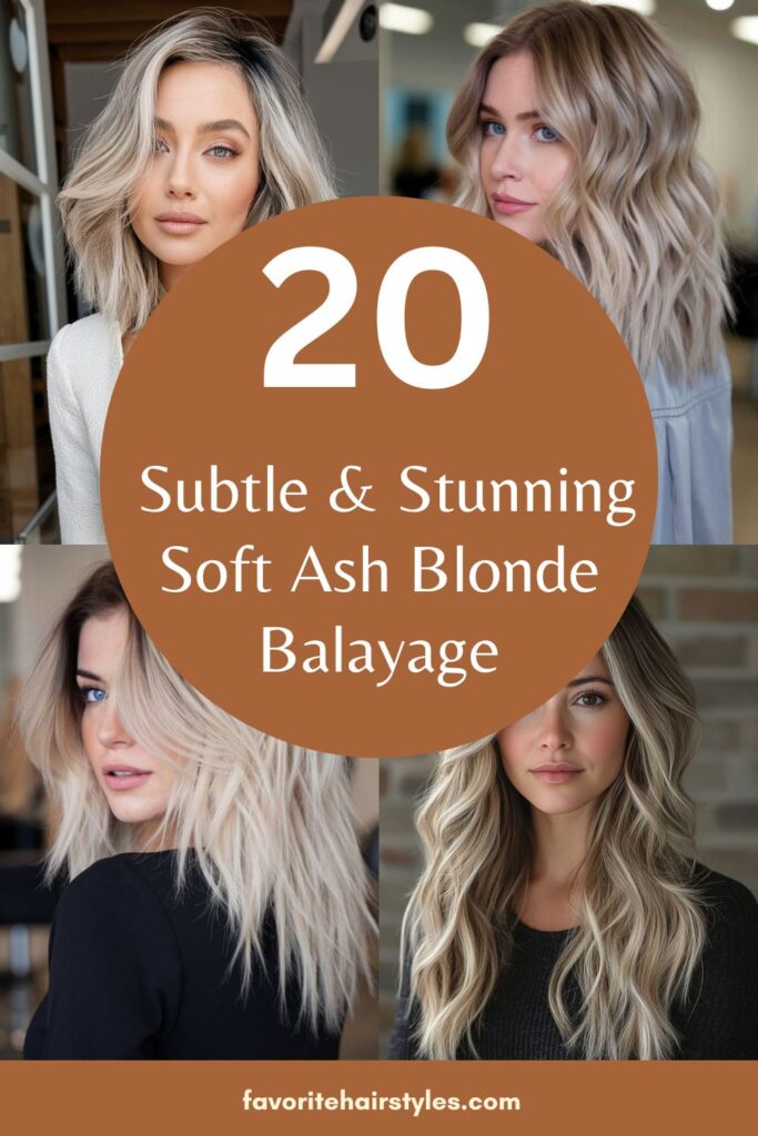 Soft Ash Blonde Balayage